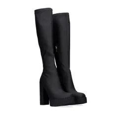 Bota Alta Com Calcanhar T5212-L1478 Preto