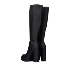 Bota Alta Com Calcanhar T5212-L1478 Preto
