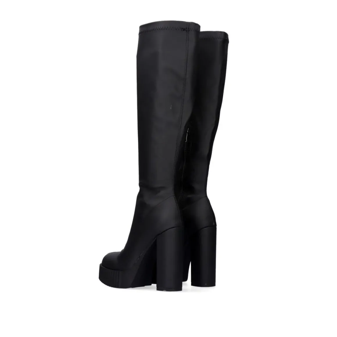 Bota Alta Com Calcanhar T5212-L1478 Preto