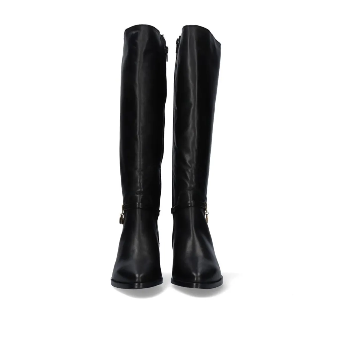 Bota Alta De Couro 748Ha Preto