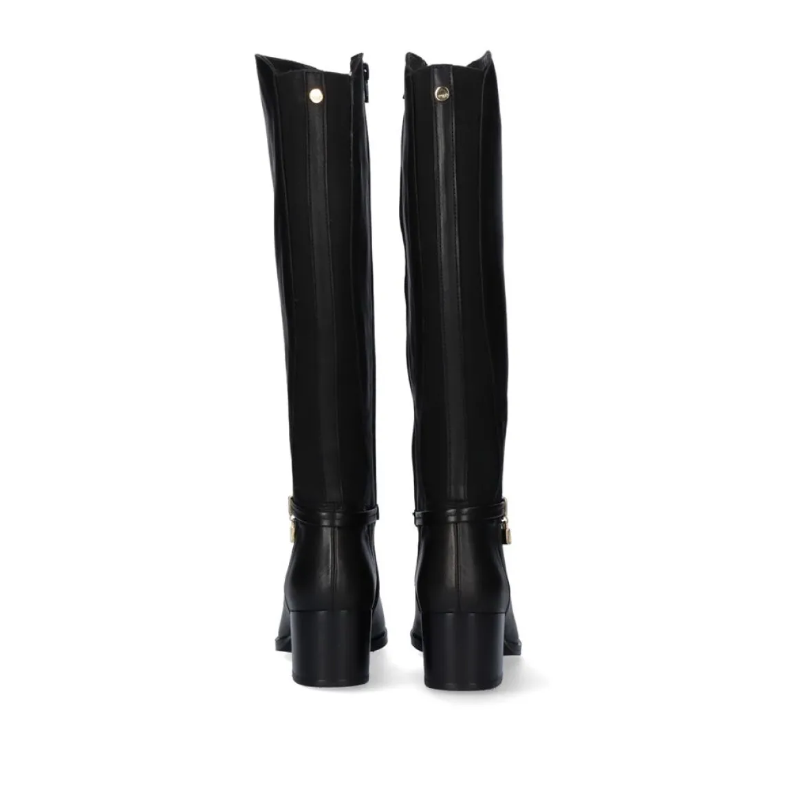 Bota Alta De Couro 748Ha Preto