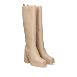 Bota De Salto Alto Vf1668-9 Em Nude