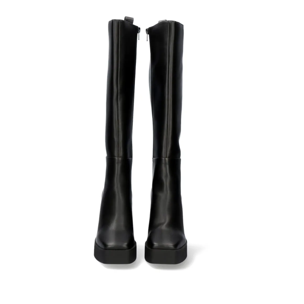 Bota De Salto Alto Vf1668-9 Em Preto