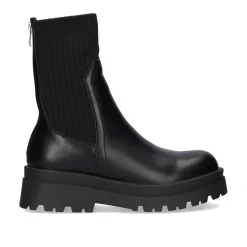 Bota Engomada Estilo Meia T3653-M2587 Em Preto