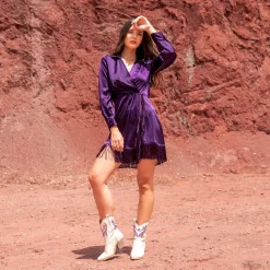 Bota Estilo Cowboy Cesar-710 Offwhite