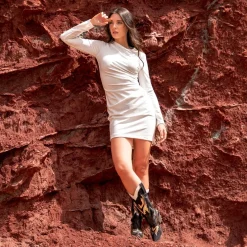 Bota Estilo Cowboy Cesar-720 Preto