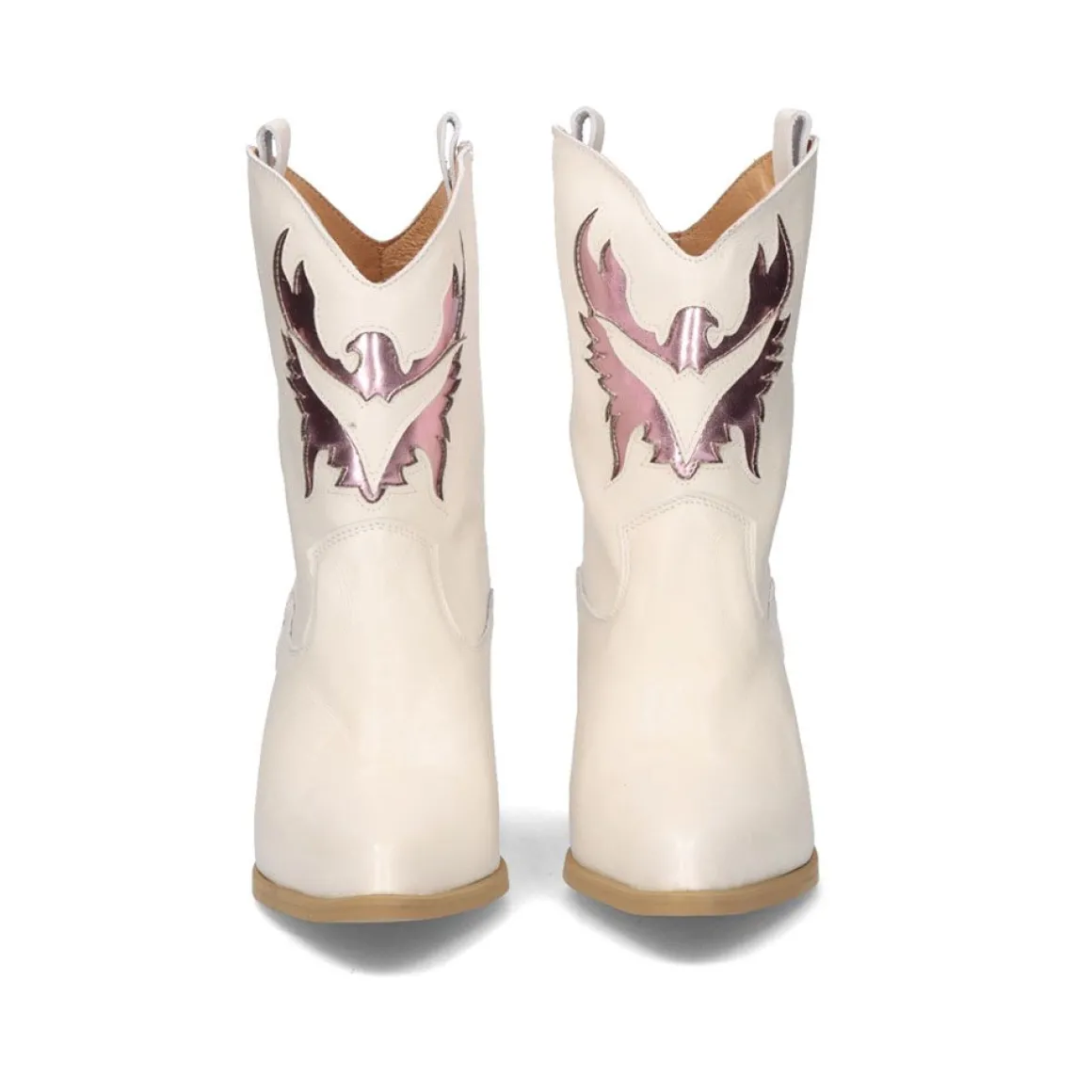 Bota Estilo Cowboy Cesar-710 Offwhite