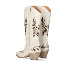Bota Estilo Cowboy Cesar-720 Offwhite
