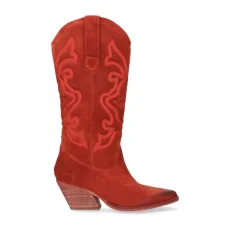 Bota Estilo Cowboy Dallas-105 Vermelho