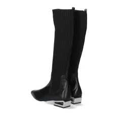 Bota Estilo Meia Preta Paris-300