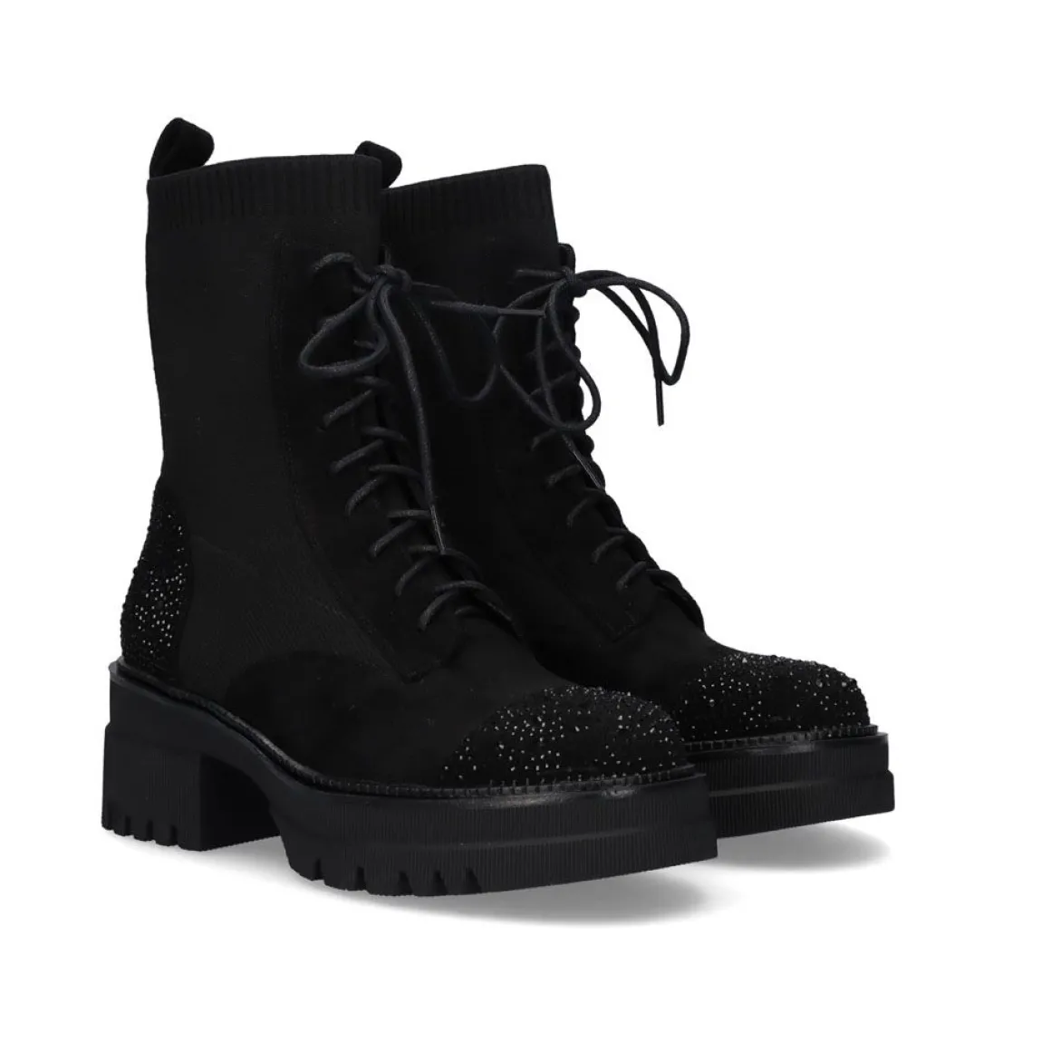 Bota Estilo Militar B079-F150 Preto