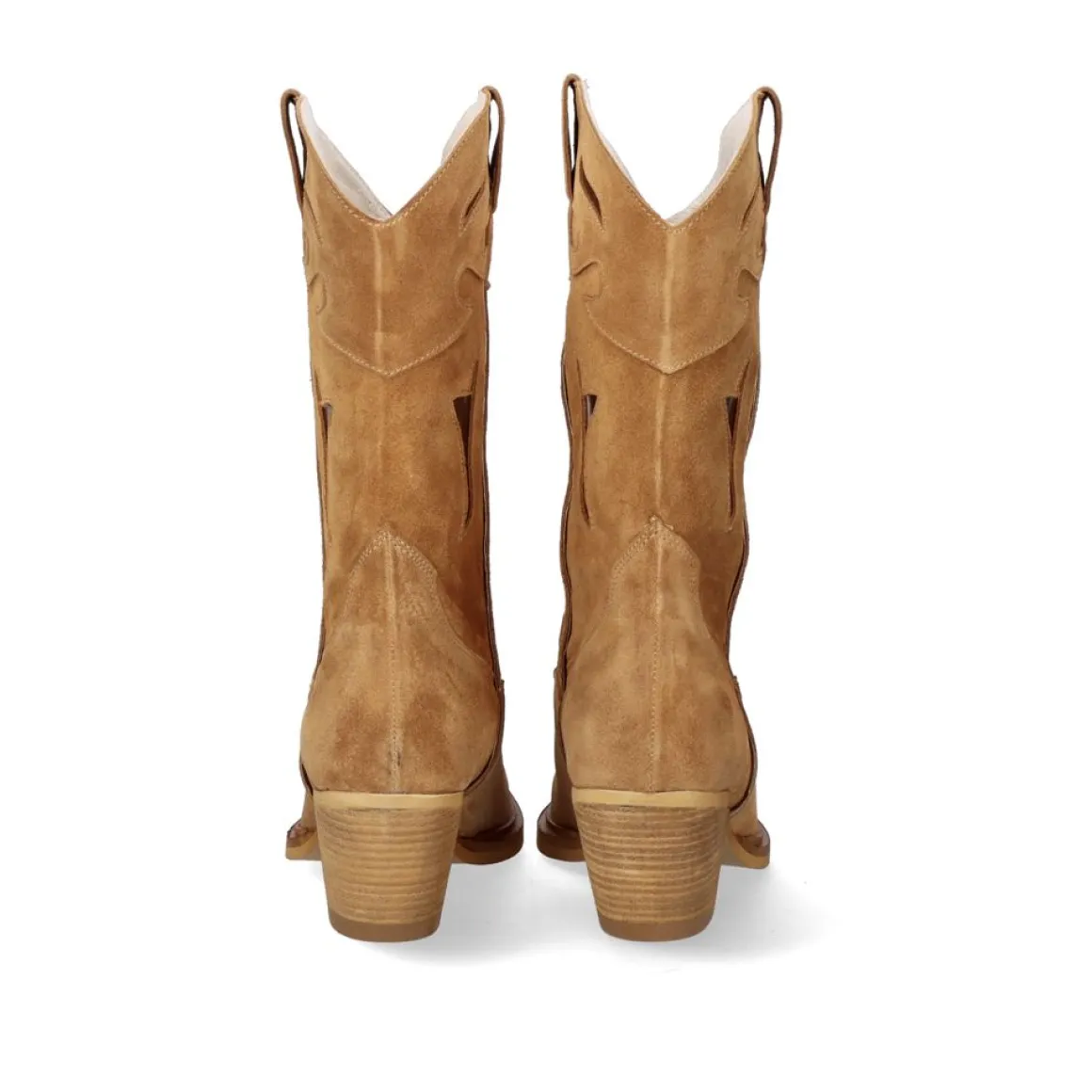 Bota Exe Estilo Cowboy Free-9950 Camel Metalico