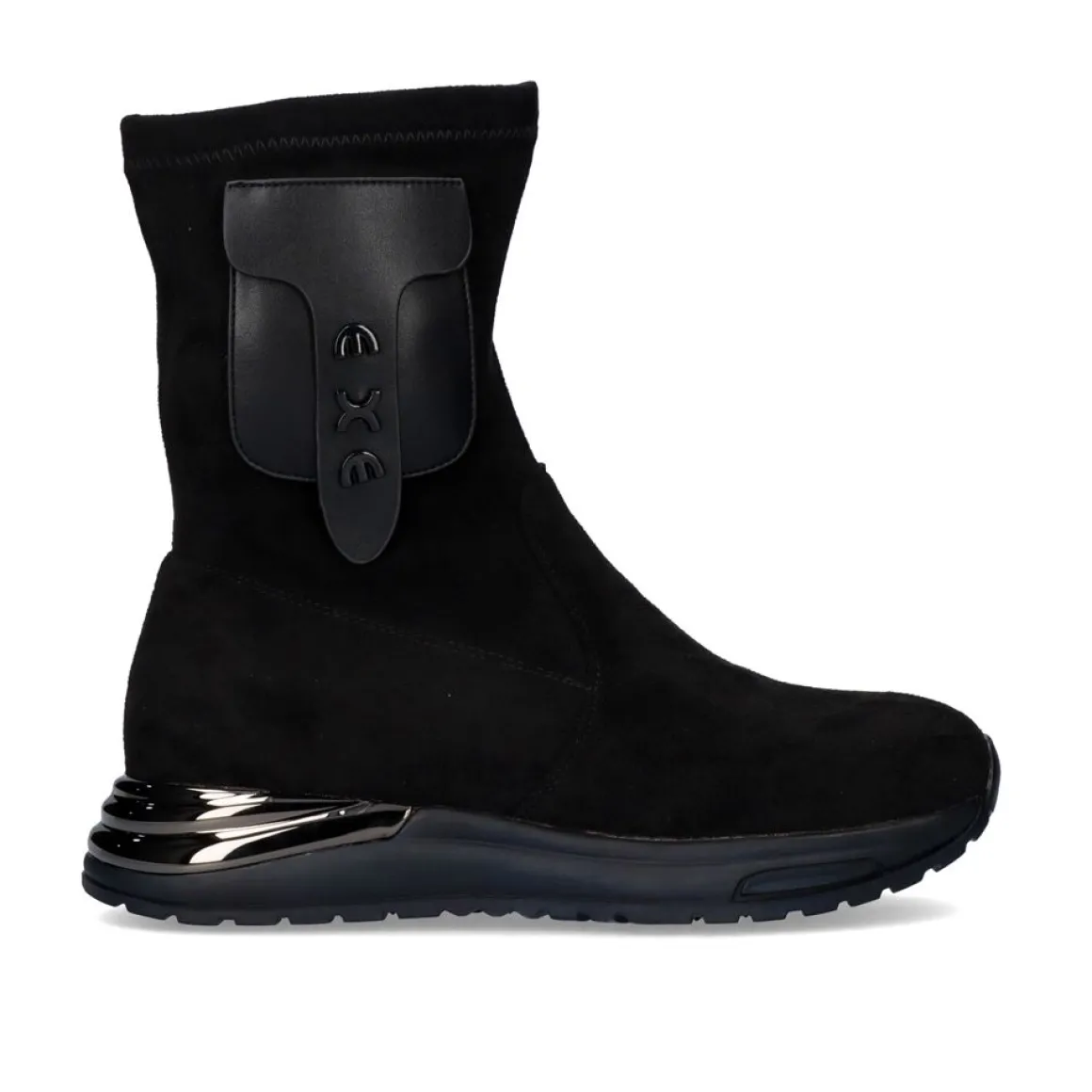 Botin Estilo Meia Em Preto Y2315-H217