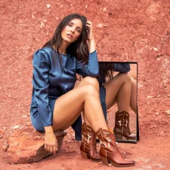 Botines Cowboy Cesar-700 Camel