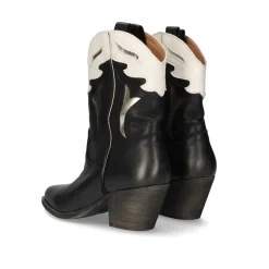 Botines Cowboy Cesar-700 Camel Preto