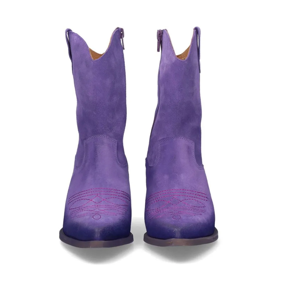 Botines Cowboy Dallas-100 Roxo