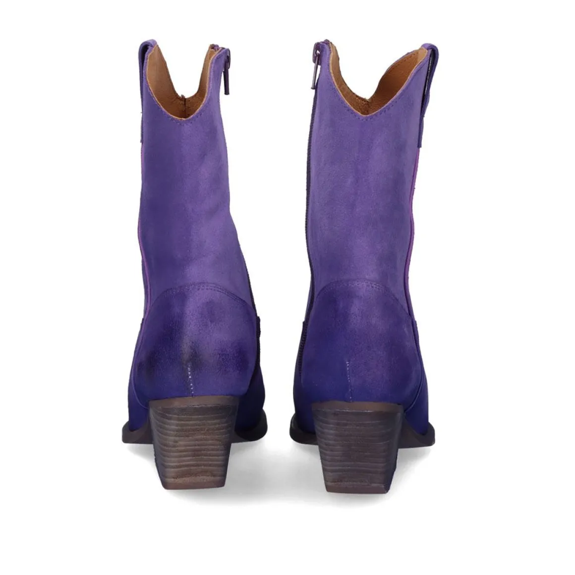 Botines Cowboy Dallas-100 Roxo