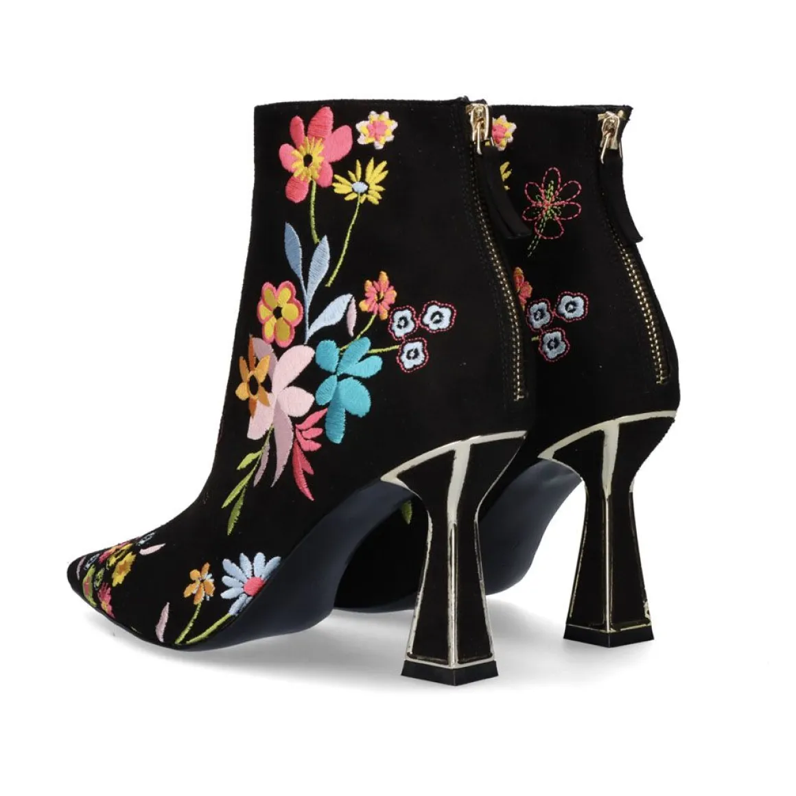 Botins De Salto (>8 Cm) Quadrado Belinda-520 Preto