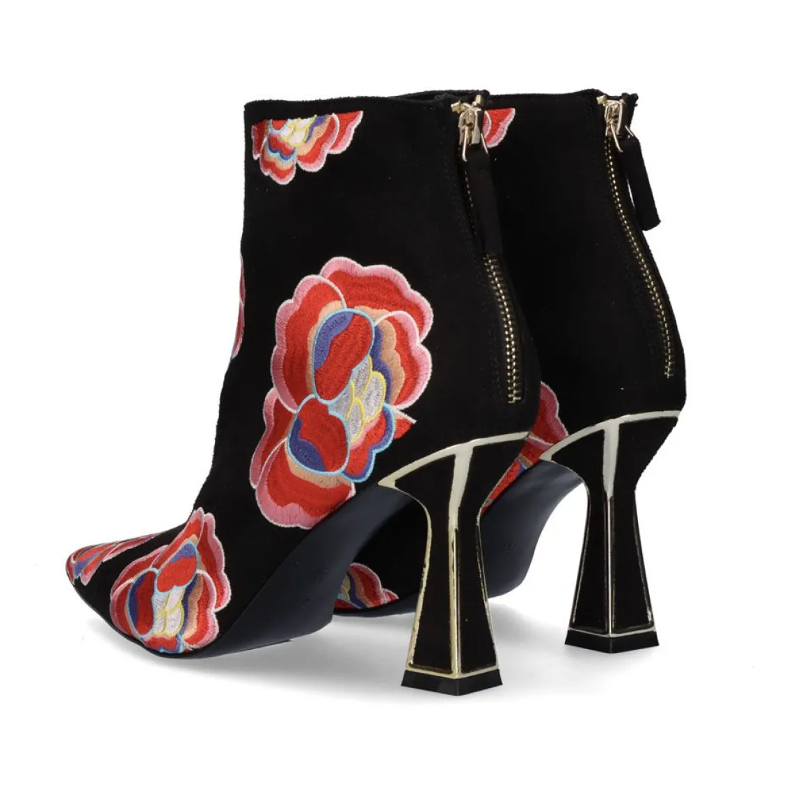 Botins De Salto (>8 Cm) Quadrado Belinda-530 Preto