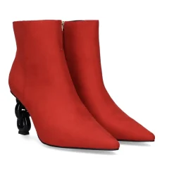 Botins De Salto (>8 Cm) Samantha-810 Vermelho