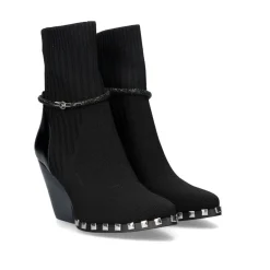 Botins Estilo Meia B469-H1118 Preto