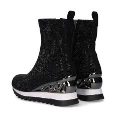 Botins Exe Y2327-H888 Glitter Preto