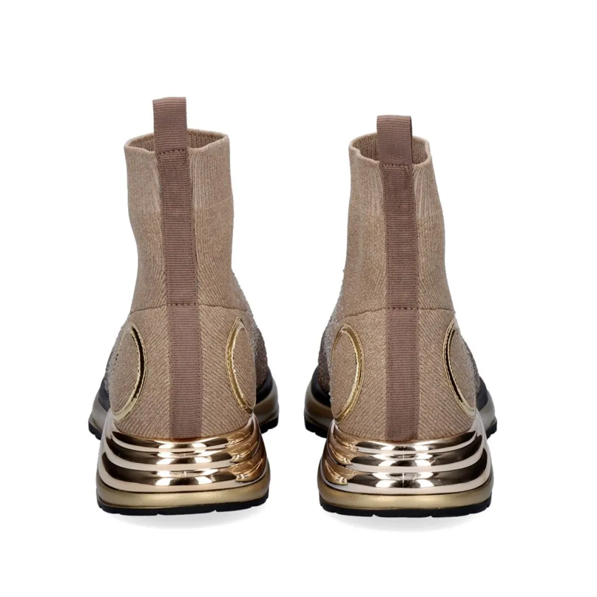 Estilo Meia Y2315-H05 Em Dourado Com Brilhantes