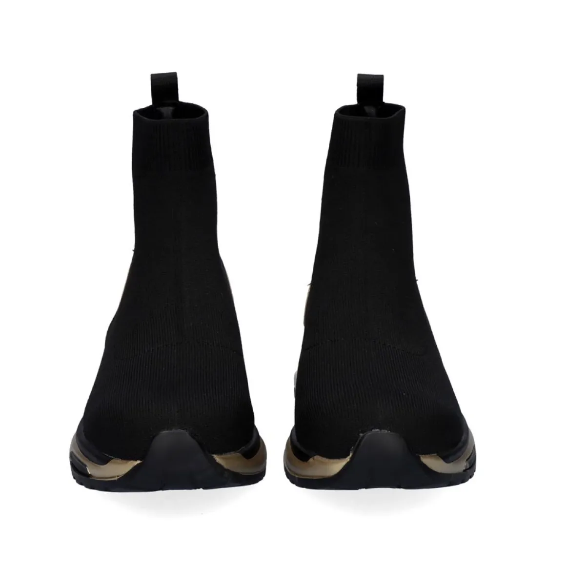 Estilo Meia Y2315-H307 Em Preto Com Detalhes Dourados