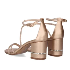 Heel Sandal 23V Penny-297 Ouro Rosa