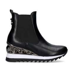 Meia Com Cunha Y2327-H295 Em Preto