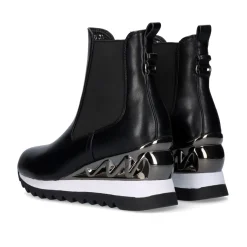 Meia Com Cunha Y2327-H295 Em Preto