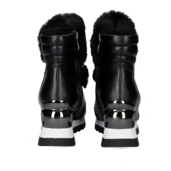 Meias Boot Tenis Com Cabelo Em Preto Y2327-J88