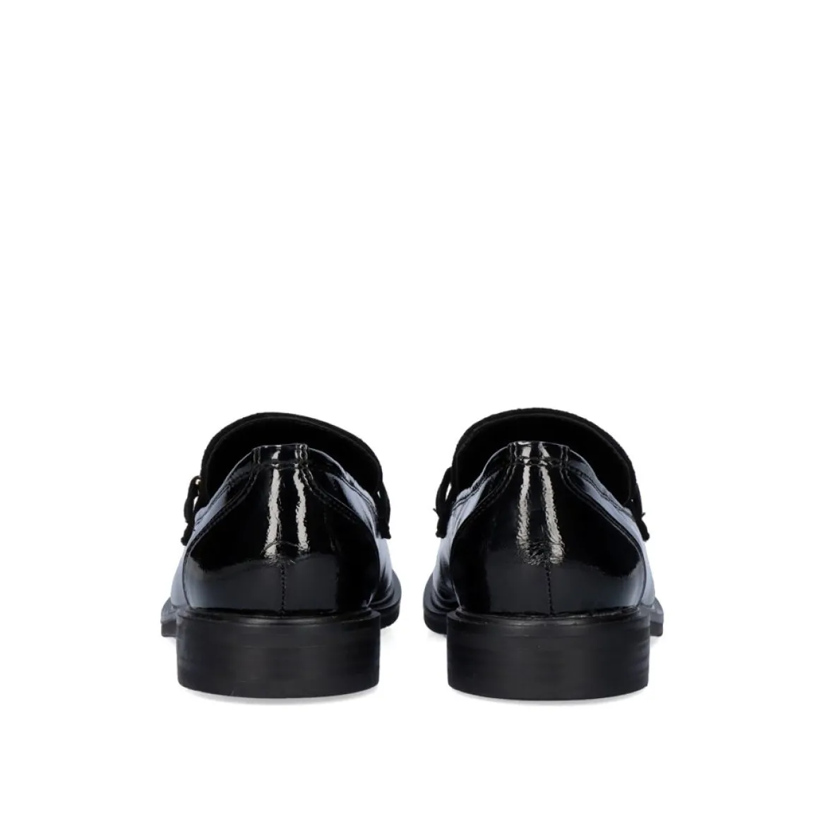 Mocassim Com Detalhe Dourado Virginia-489 Em Preto