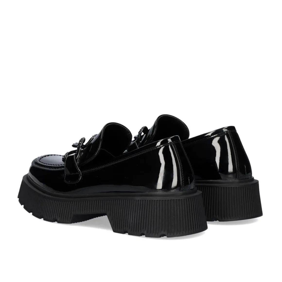 Mocassins Estilo Charol Pb6265-T7 Em Preto