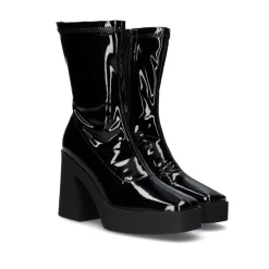 Salto Alto Vf1668-1A Em Couro Envernizado