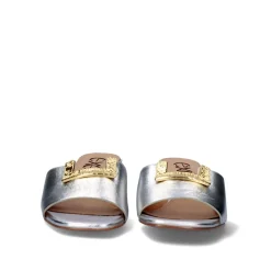 Salto Baixo Sandal Katy-810 Prata