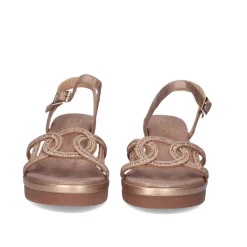 Sandalia Com Cunha Ipanema-952 Rosa Dourado