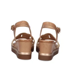 Sandalia Com Cunha Ipanema-926 Rosa Dourado