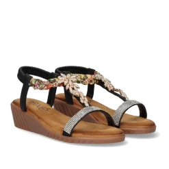 Sandalia Cunha Exe Confort 721-Ex27 Preto