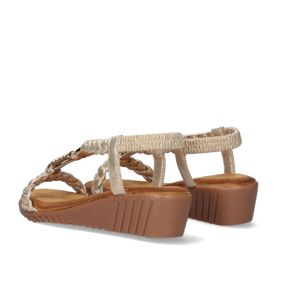 Sandalia Cunha Exe Confort 721-Jd26 Dourado