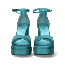 Sandalia De Salto 600 Baci Turquesa