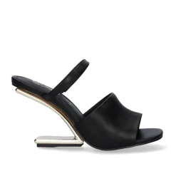 Sandalia De Salto Alto Maggie-865 Strass Preta