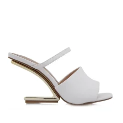 Sandalia De Salto Alto Maggie-865 White