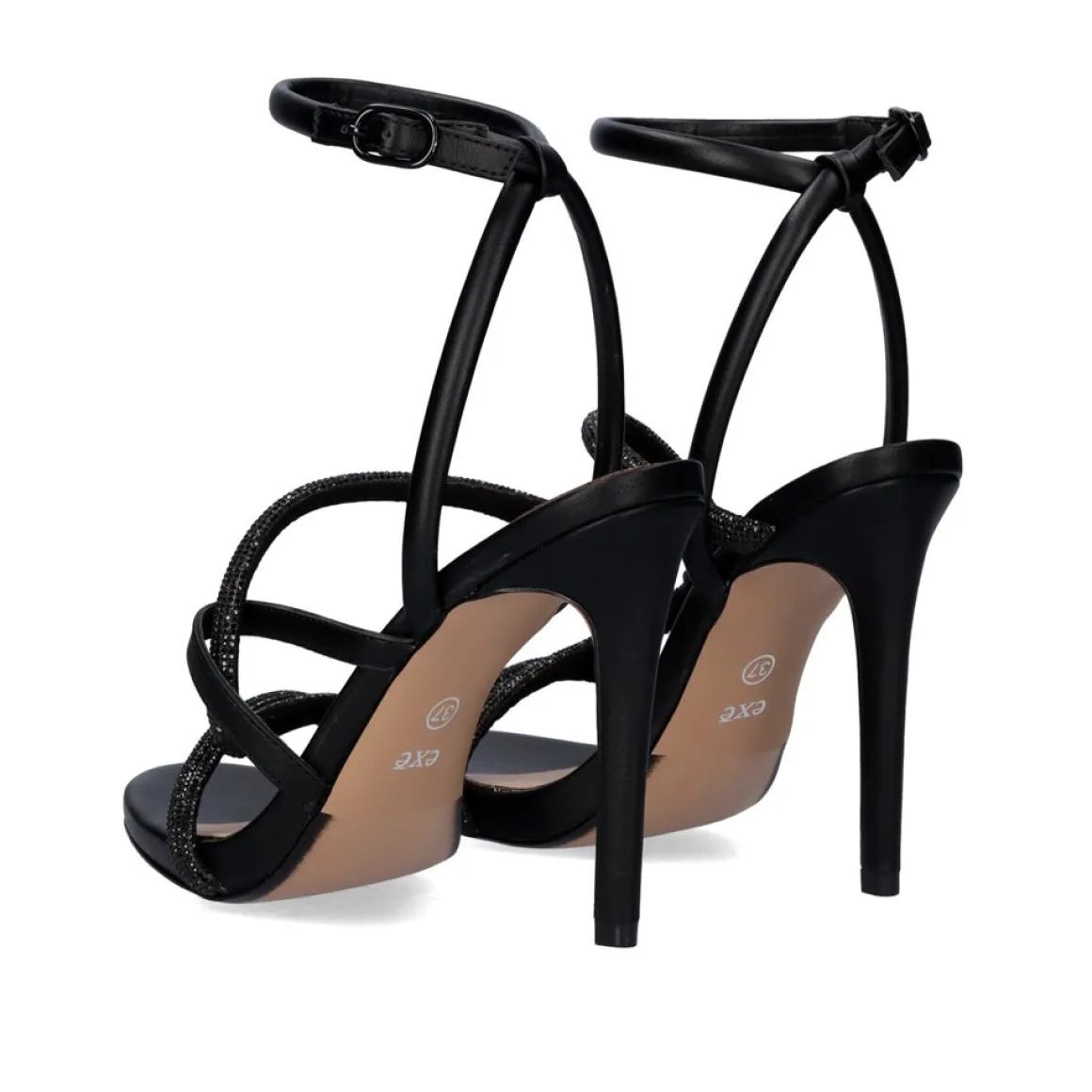 Sandalia De Salto Alto Silvia-603 Preto