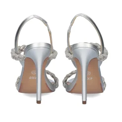 Sandalia De Salto Alto Silvia-640 Prata