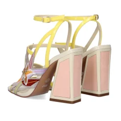 Sandalia De Salto Amarelo 23V Dominic-539