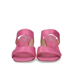 Sandalia De Salto Baixo Brenda-105 Rosa