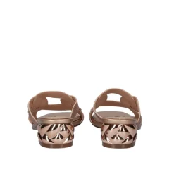 Sandalia De Salto Baixo Katy-232 Champanhe