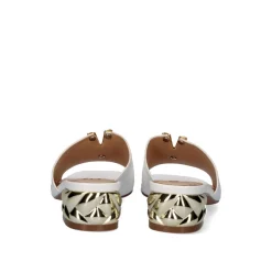 Sandalia De Salto Baixo Katy-811 Branco