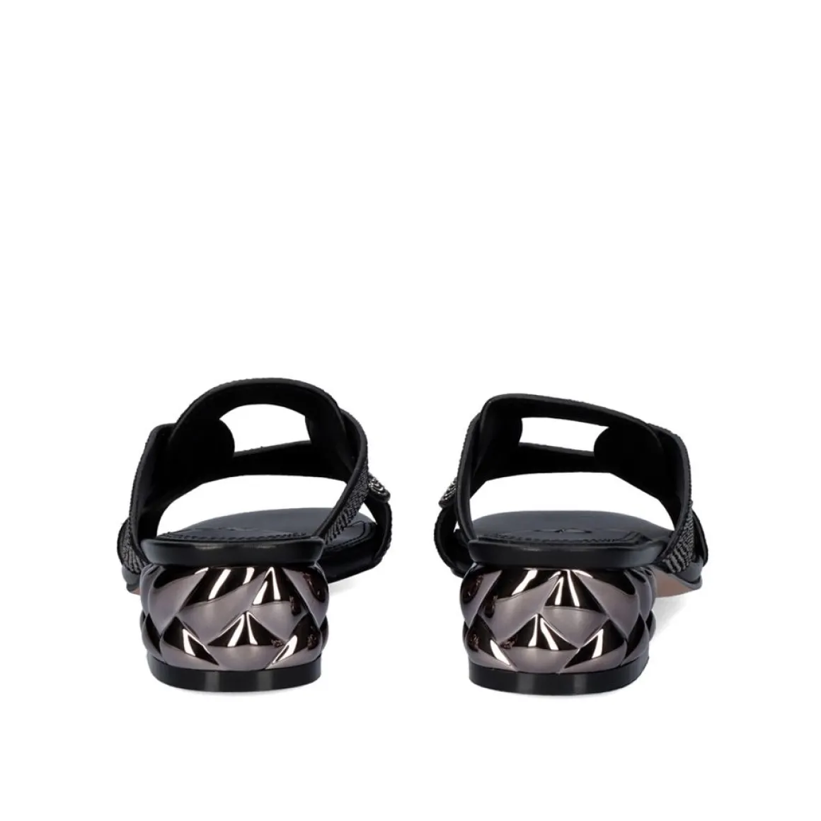 Sandalia De Salto Baixo Katy-232 Preta